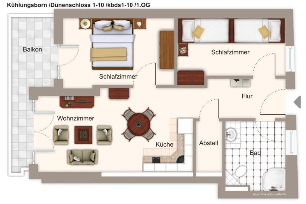 Duenenschloss Duenenschloss 1-10 Ostseebad Kühlungsborn エクステリア 写真